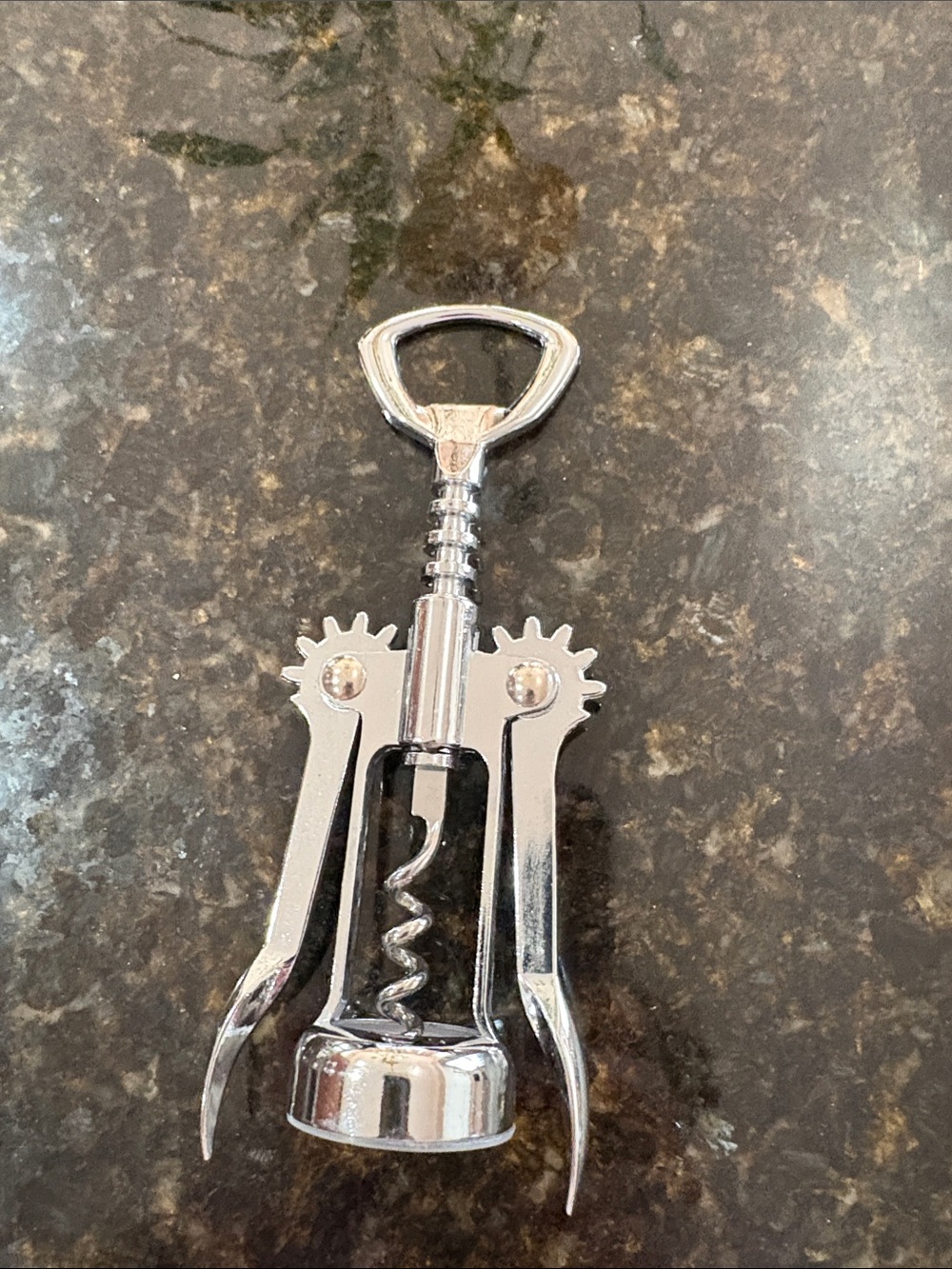 Double-Lever Wing Corkscrew Corkscrew - Silver